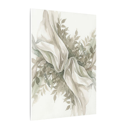 Summer Silk Drape Watercolor Canvas Art | Cozy Decor