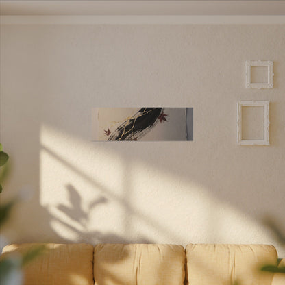 Dawn Ink Brushstroke Canvas Art - Kintsugi Ma