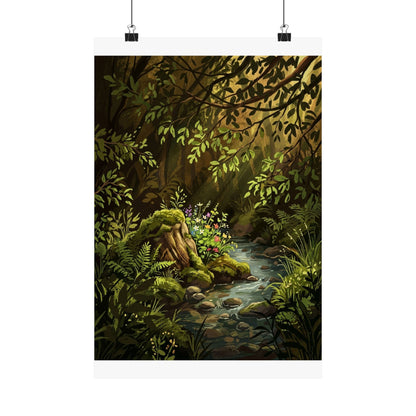 Spring Silk Drape Shadow Zen Wall Art Print | Luxurious Decor Art Print