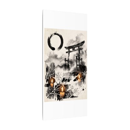 Candlelight Torii Gate Canvas Art - Zen Datsuzoku