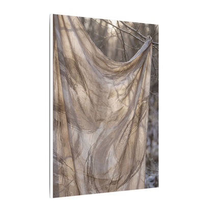 Ma Silk Drape Canvas Art - Japandi Japanese Pattern
