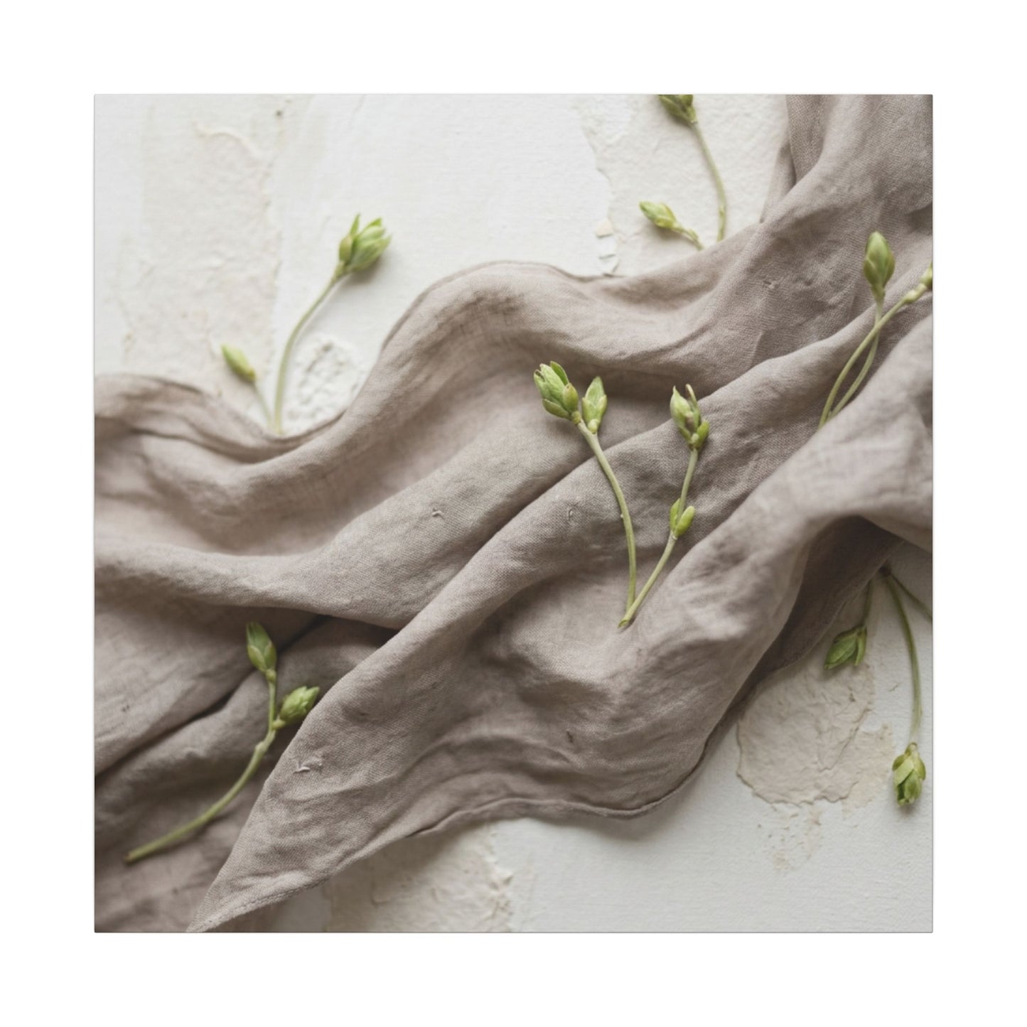 Overcast Silk Drape Canvas Art - Japandi Ma