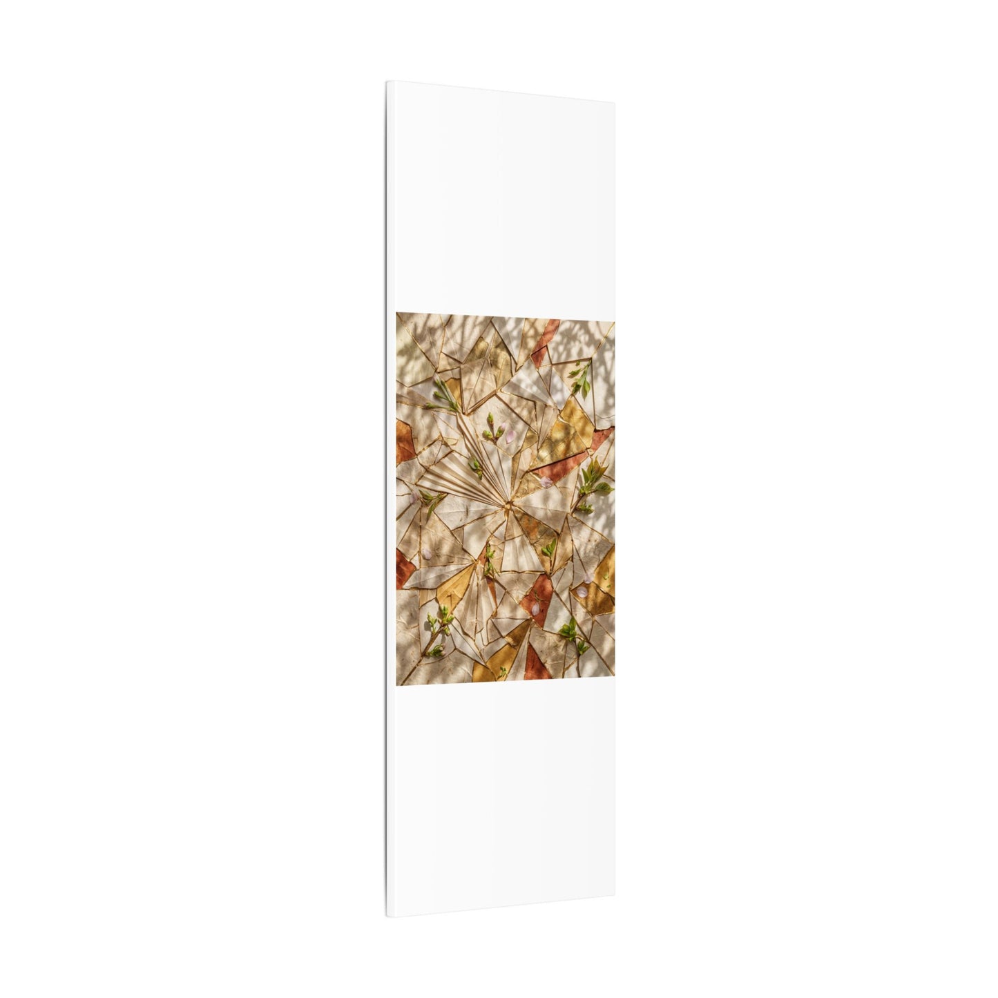 Resilient Paper Fold Canvas Art - Gold Repair Kintsugi