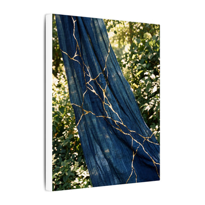 Resilient Silk Drape Canvas Art - Gold Repair Kintsugi