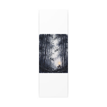 Tranquil Bamboo Grove Canvas Art - Sumi E Zen