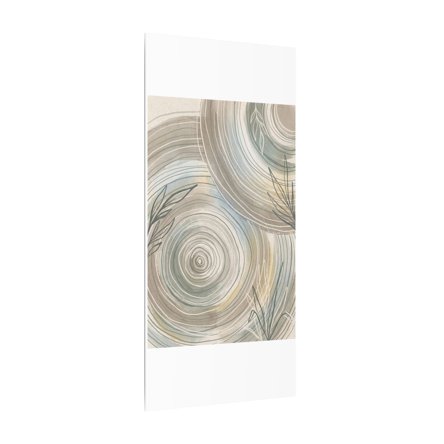Kanso Water Ripple Canvas Art - Japandi Minimal Line