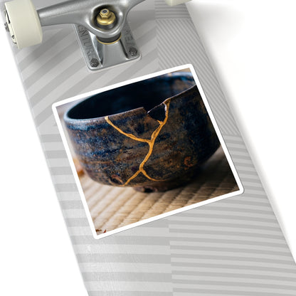 Ma Tea Ceremony Sticker - Kintsugi Gold Vein