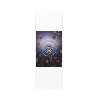Kintsugi Water Ripple in Dawn | Gold Vein Canvas Art