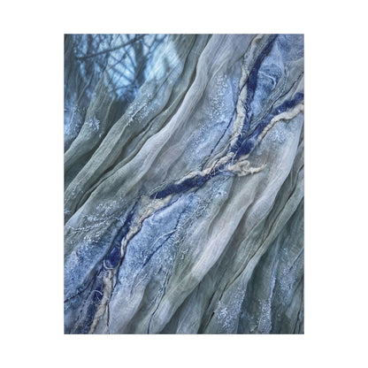 Moonlight Silk Drape Canvas Art - Japandi Mono No Aware