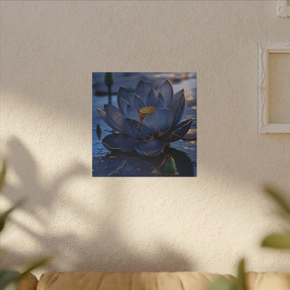 Kintsugi Lotus Flower in Dawn | Broken Beauty Canvas Art