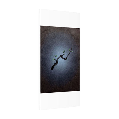 Ink Brushstroke Canvas Art | Spring Dark Japandi Moody Minimal Art