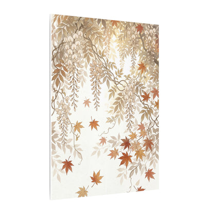 Shibui Wisteria Canvas Art - Japandi Japanese Pattern