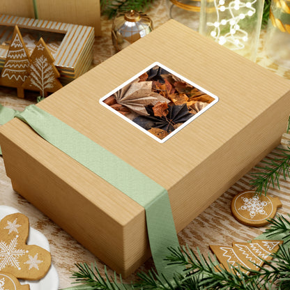 Japandi Paper Fold in Golden Hour | Texture Sticker