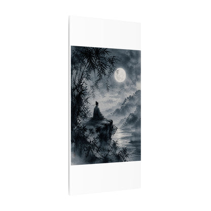 Ink Brushstroke Sumi E Canvas Art | Serene Zen Art