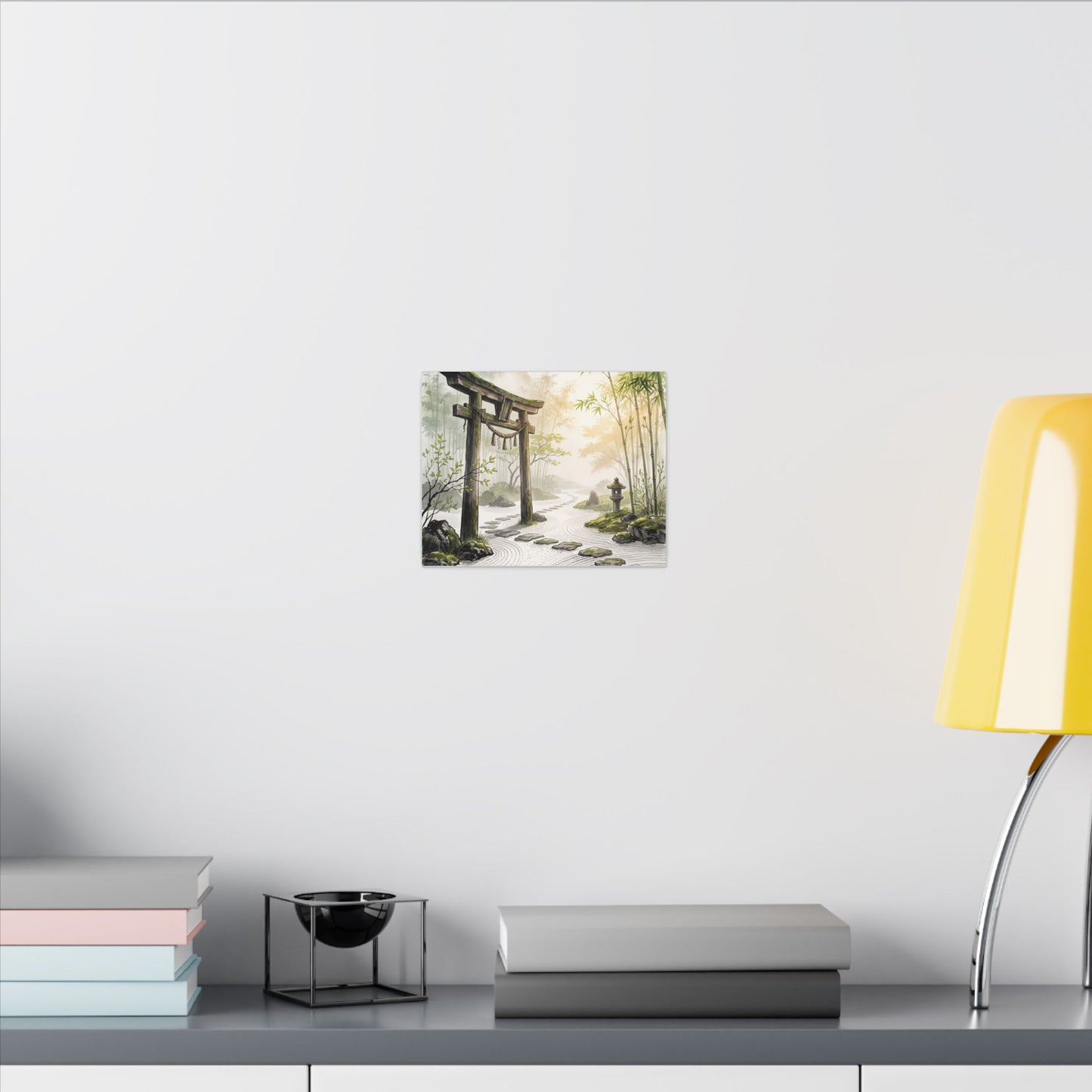 Peaceful Torii Gate Canvas Art - Karesansui Zen
