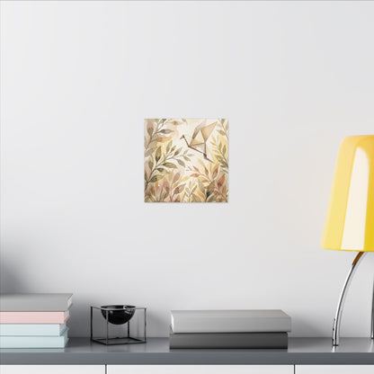 Fukinsei Paper Fold Canvas Art - Japandi Watercolor
