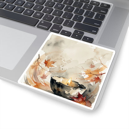 Neutral Ceramic Bowl Sticker - Watercolor Japandi Art Print