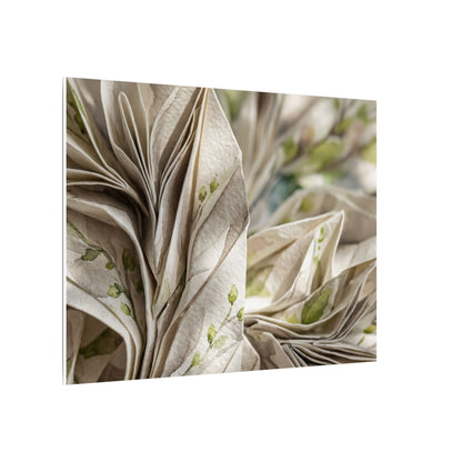 Fukinsei Paper Fold Canvas Art - Japandi Watercolor