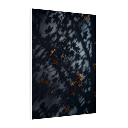 Autumn Shadow Play Shadow Zen Canvas Art | Atmospheric Decor