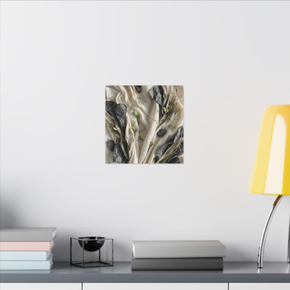 Spring Silk Drape Texture Canvas Art | Warm Decor