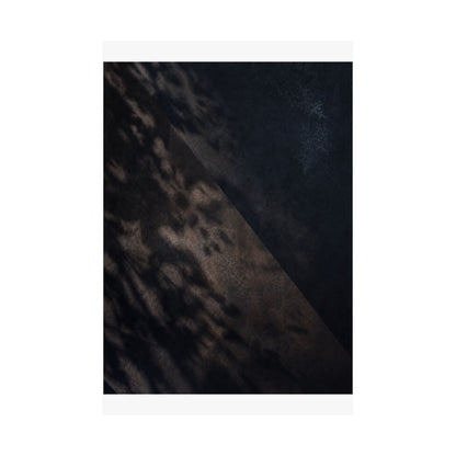 Moody Shadow Play Wall Art Print - Moody Minimal Dark Japandi