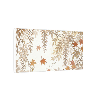 Shibui Wisteria Canvas Art - Japandi Japanese Pattern