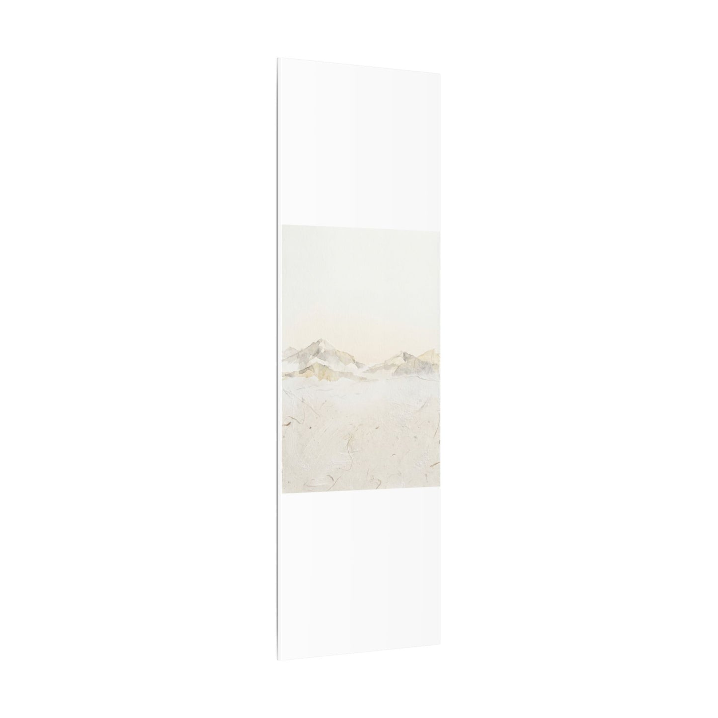 Mountain Mist Winter Canvas Art | Japandi Warm Design