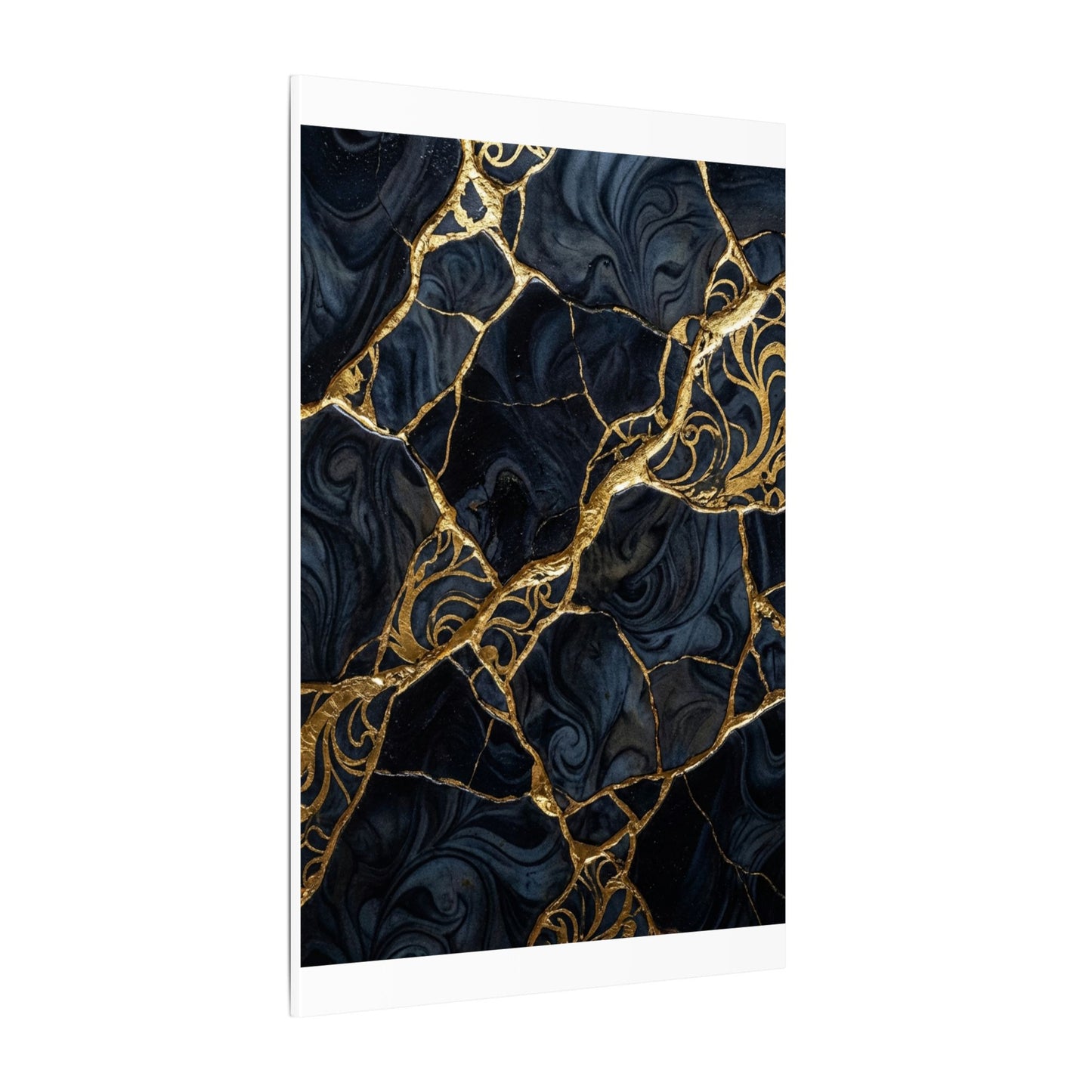 Kintsugi Gold Vein Canvas Art