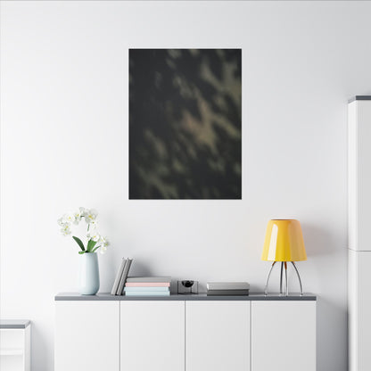 Dappled Shadow Play Canvas Art - Dark Japandi Ma