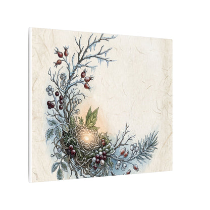 Winter Shoji Screen Forest Whimsy Canvas Art | Enchanting Decor