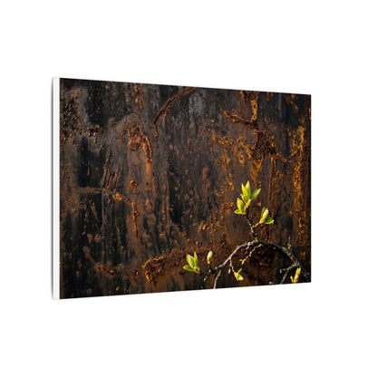 Golden Hour Rust Patina Canvas Art - Dark Japandi Fukinsei