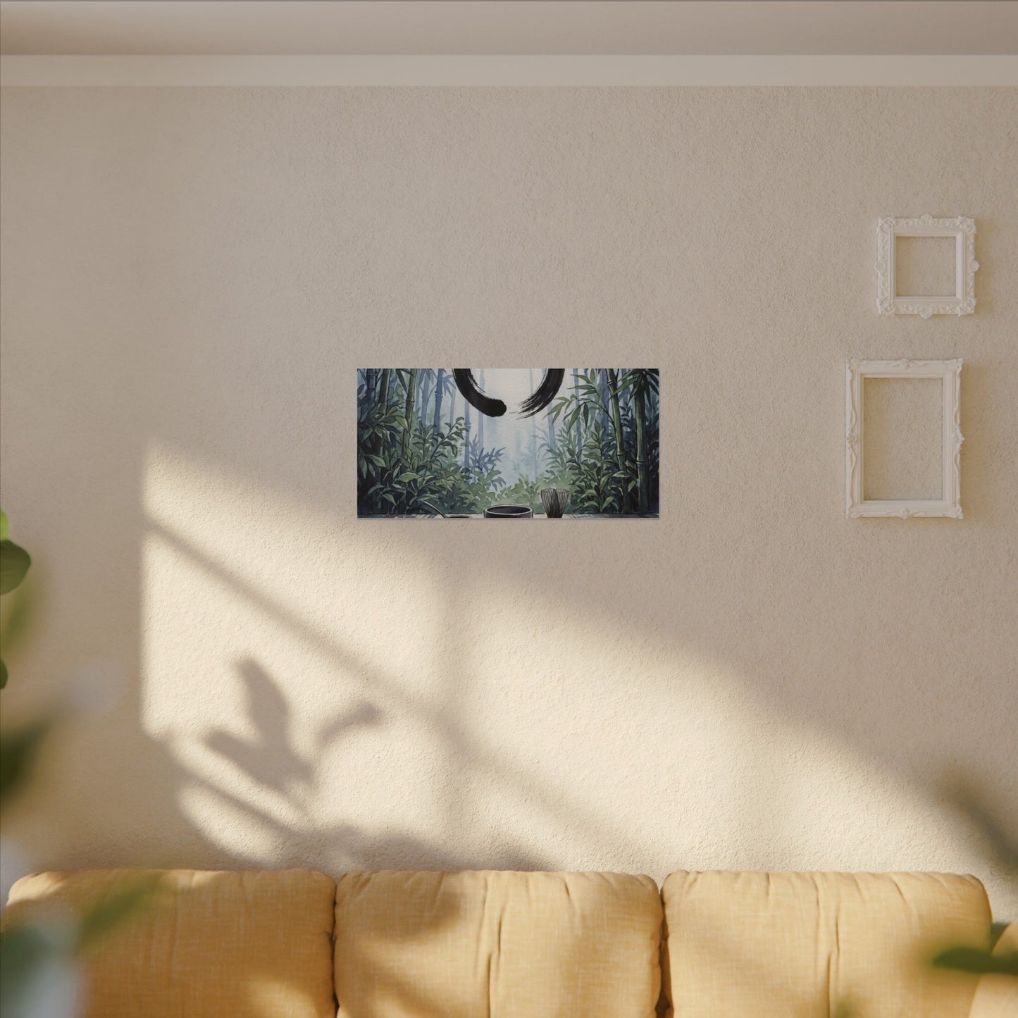 Seijaku Tea Ceremony Canvas Art - Zen Enso