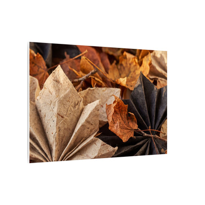 Paper Fold Texture Canvas Art | Elegant Japandi Art
