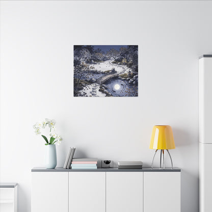 Torii Gate Enso Canvas Art | Contemplative Zen Art
