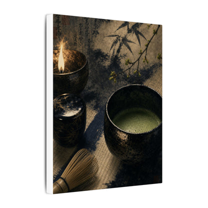 Ma Tea Ceremony Canvas Art - Zen Sumi E