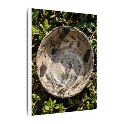 Elegant Ceramic Bowl Canvas Art - Japanese Pattern Japandi