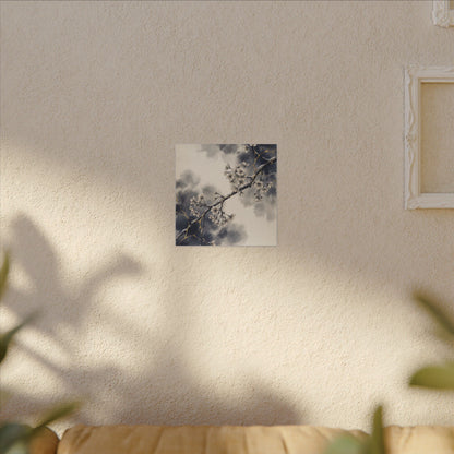 Ma Cherry Blossom Canvas Art - Kintsugi Gold Vein