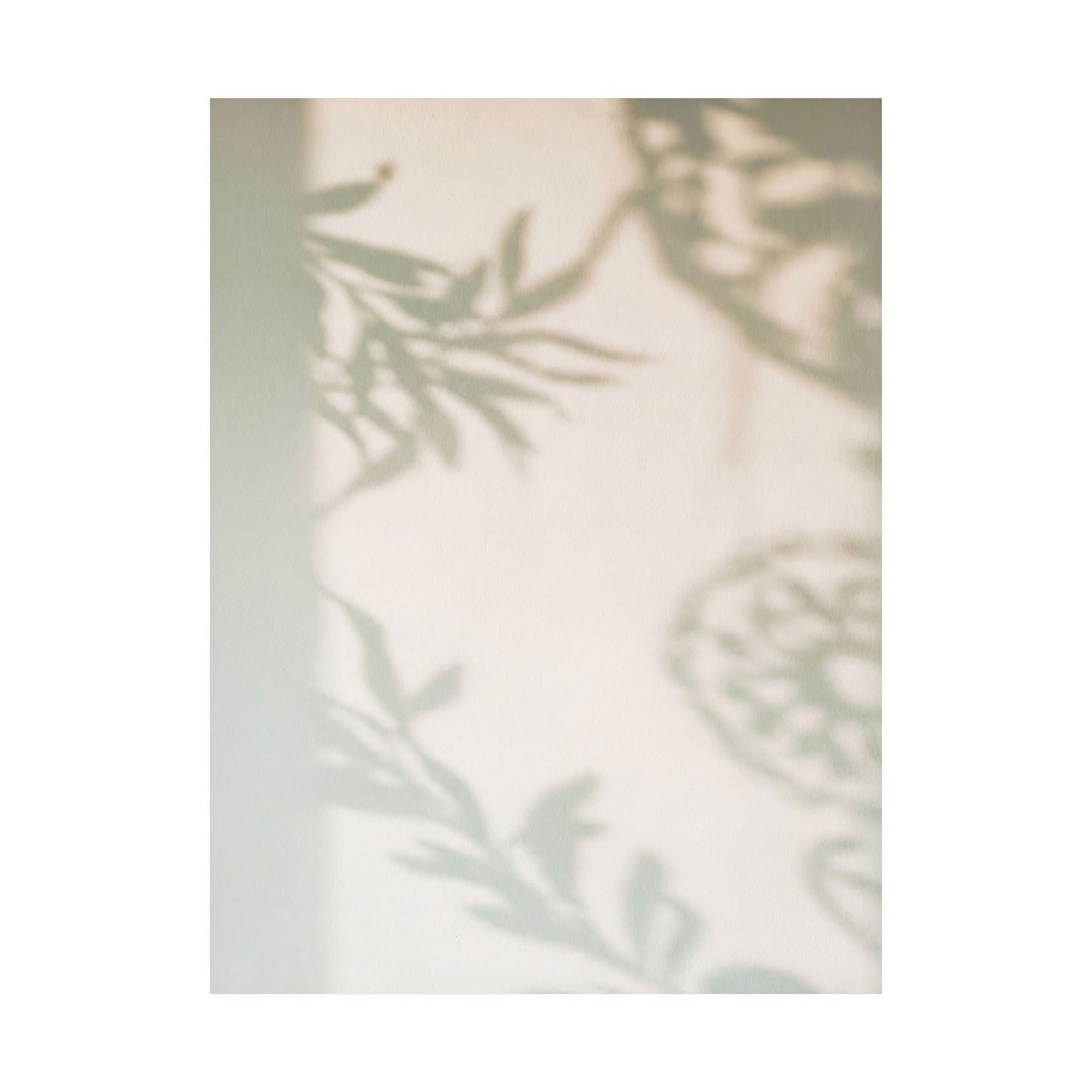Cozy Shadow Play Wall Art Print - Japanese Pattern Japandi