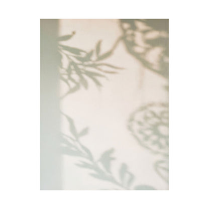 Cozy Shadow Play Wall Art Print - Japanese Pattern Japandi
