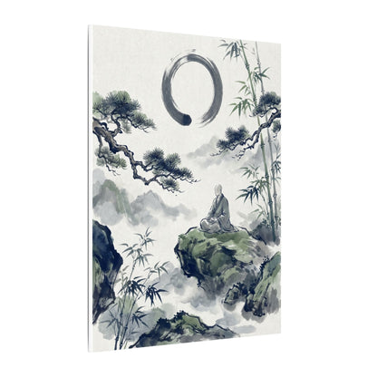 Zen Sumi-e Canvas Art