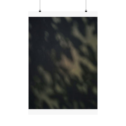 Dappled Shadow Play Wall Art Print - Dark Japandi Ma Art Print
