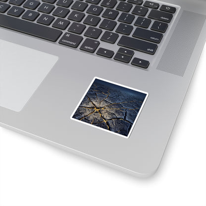 Ma Cracked Earth Sticker - Kintsugi Broken Beauty
