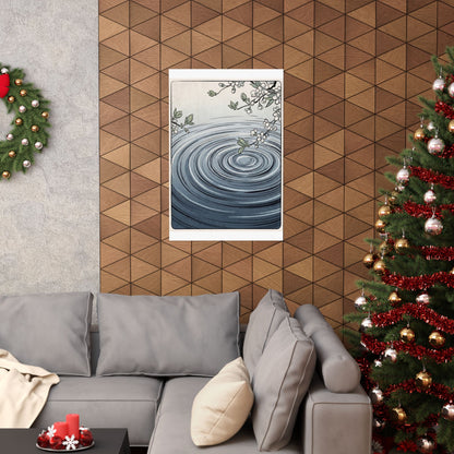 Water Ripple Spring Wall Art Print | Zen Peaceful Design