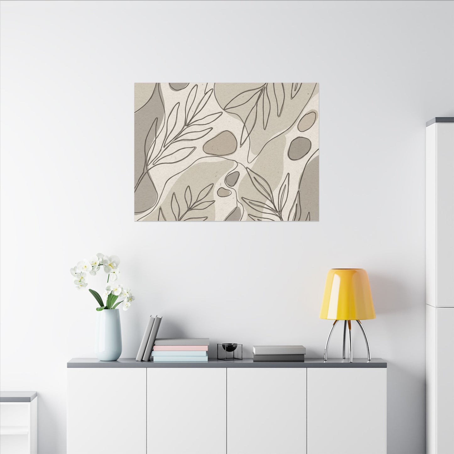 Japandi Minimal Line Canvas Art