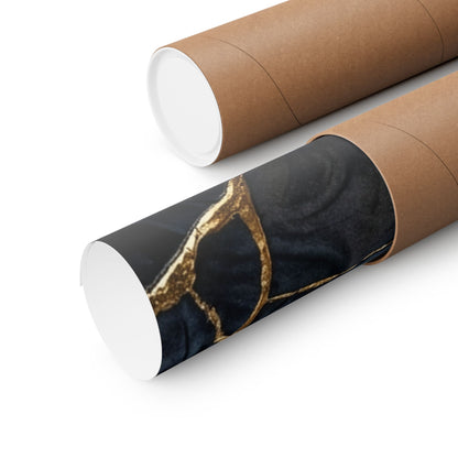 Kintsugi Gold Vein Wall Art Print