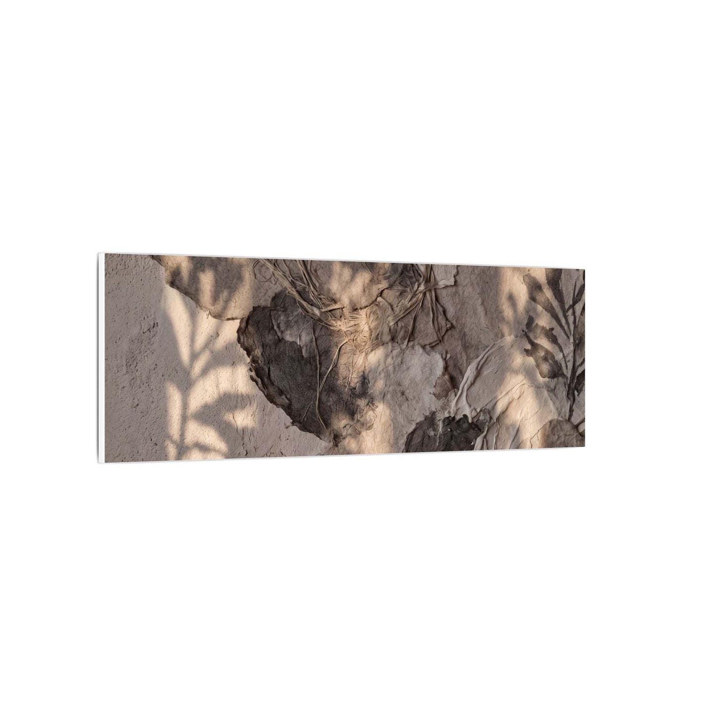 Shadow Play Summer Canvas Art | Japandi Elegant Design