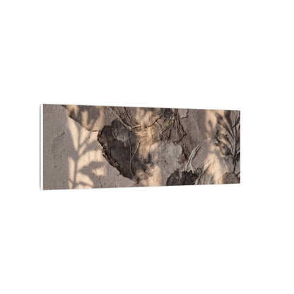 Shadow Play Summer Canvas Art | Japandi Elegant Design