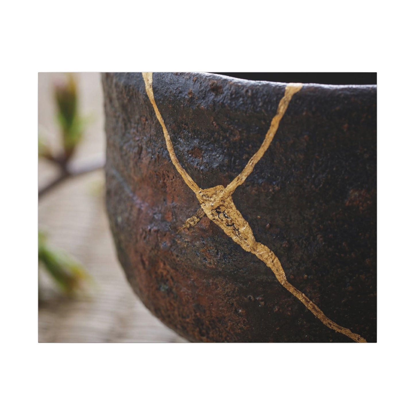 Dawn Tea Ceremony Canvas Art - Kintsugi Mono No Aware