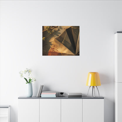 Ma Paper Fold Canvas Art - Kintsugi Broken Beauty