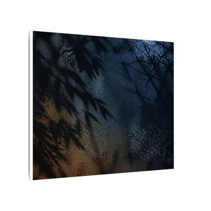 Kanso Shadow Play Canvas Art - Dark Japandi Shadow Zen
